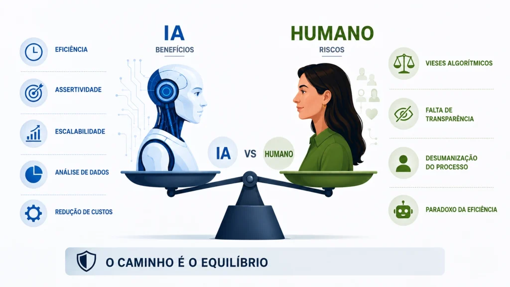 Riscos e benefícios da inteligência artificial no RH